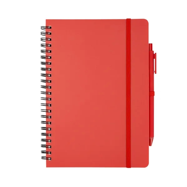 REPREVE® Recycled Spiral Notebook with Pen - REPREVE® Recycled Spiral Notebook with Pen - Image 4 of 6