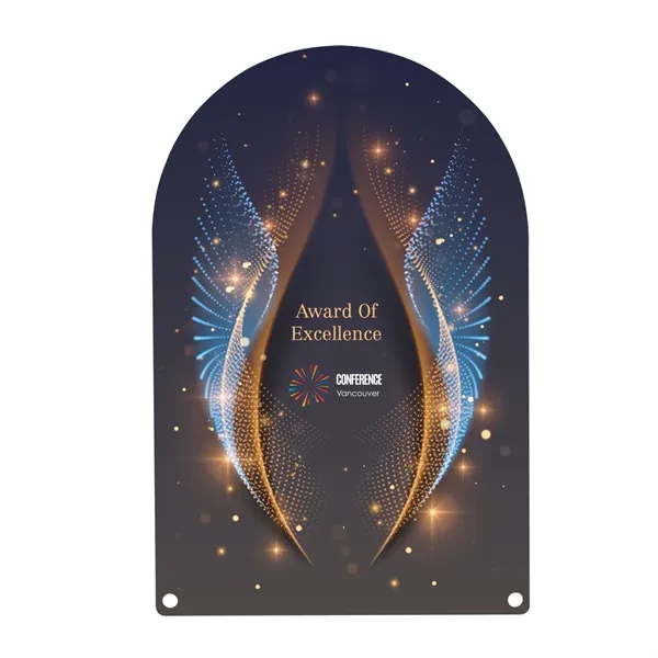 Acrylic Award - Arch Rectangle 10" - Acrylic Award - Arch Rectangle 10" - Image 1 of 2