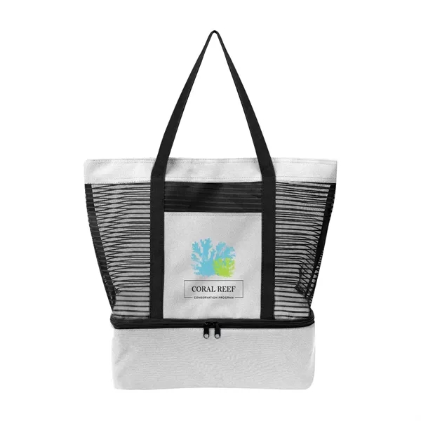 Marley rPET Mesh Tote Bag With Cooler - Marley rPET Mesh Tote Bag With Cooler - Image 6 of 9