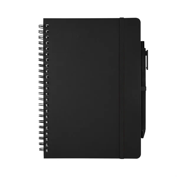 Custom REPREVE® Recycled Spiral Notebook with Pen