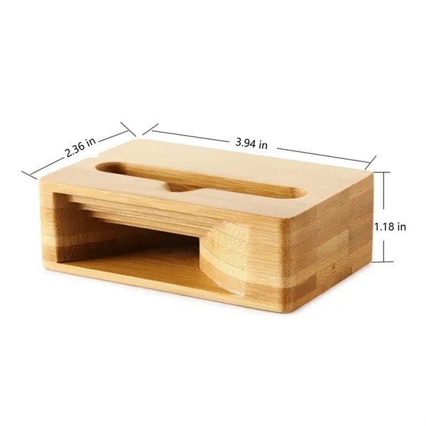 Wooden Sound Amplifier Cell Phone Stand Holder - Wooden Sound Amplifier Cell Phone Stand Holder - Image 2 of 2