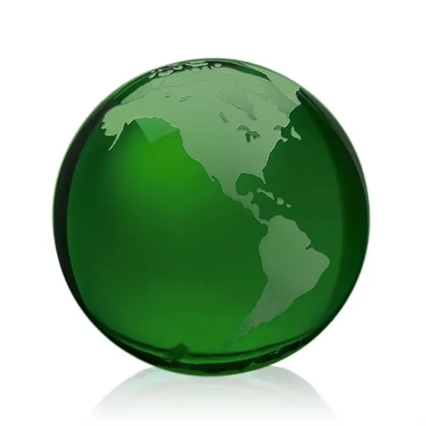 Globe Paperweight - Green - Globe Paperweight - Green - Image 7 of 15