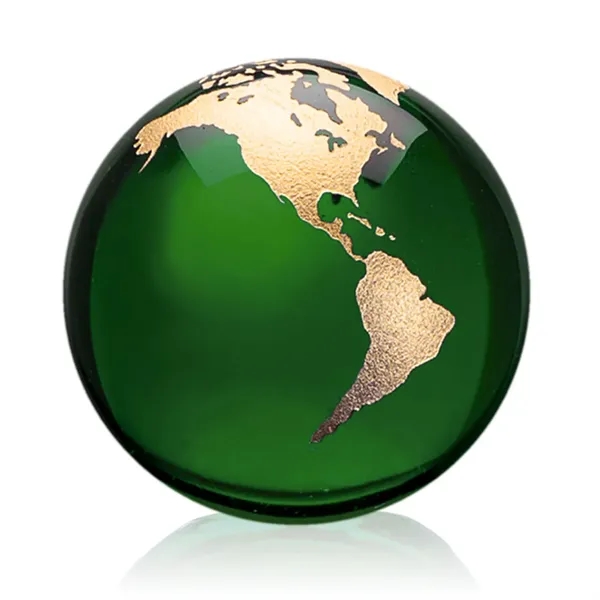 Globe Paperweight - Green - Globe Paperweight - Green - Image 13 of 15