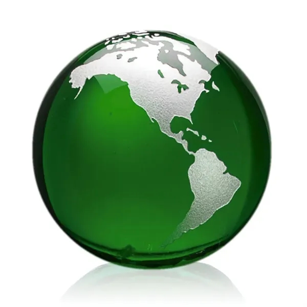 Globe Paperweight - Green - Globe Paperweight - Green - Image 15 of 15