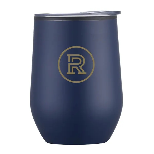 12 oz. Stainless Coffee Stemless Wine Tumbler w/ Lid - 12 oz. Stainless Coffee Stemless Wine Tumbler w/ Lid - Image 2 of 7