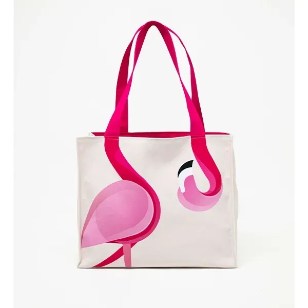 Sublimated Tote (Flamingo Style) - Sublimated Tote (Flamingo Style) - Image 0 of 2