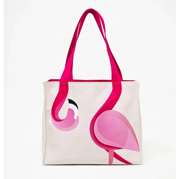 Sublimated Tote (Flamingo Style) - Sublimated Tote (Flamingo Style) - Image 2 of 2