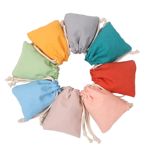 Canvas Drawstring Bag - Canvas Drawstring Bag - Image 2 of 3