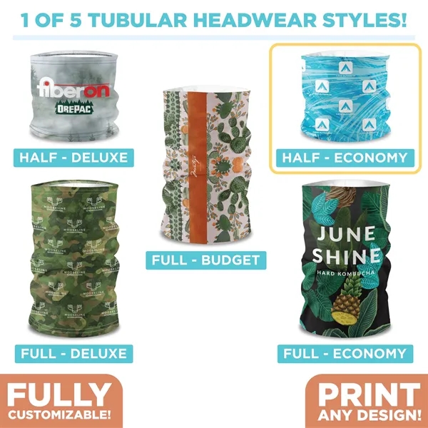 Tubular Headwear Half - Economy - Tubular Headwear Half - Economy - Image 3 of 4