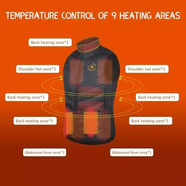 Electric heating vest - Electric heating vest - Image 2 of 6
