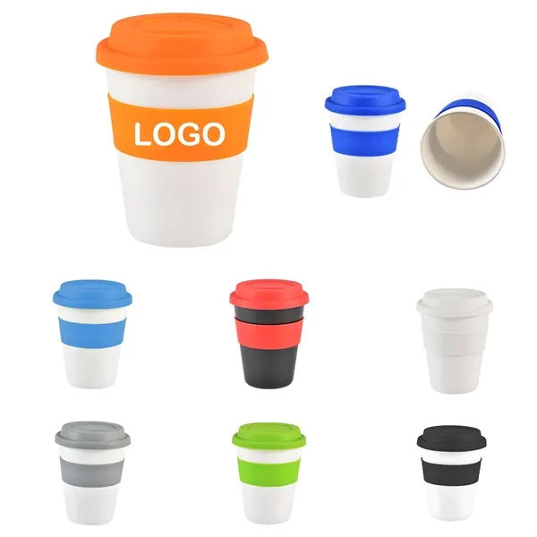 12 oz Coffee Mug with Silicone Lid - 12 oz Coffee Mug with Silicone Lid - Image 0 of 8