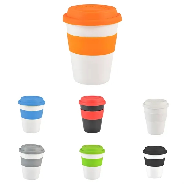 12 oz Coffee Mug with Silicone Lid - 12 oz Coffee Mug with Silicone Lid - Image 1 of 8