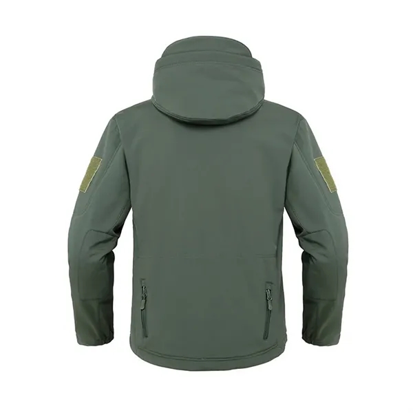 Winter Warm Fleece Softshell Hooded Jacket - Winter Warm Fleece Softshell Hooded Jacket - Image 1 of 4