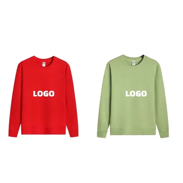 Casual Round Neck Long Sleeve Solid Color Sweatshirt - Casual Round Neck Long Sleeve Solid Color Sweatshirt - Image 2 of 5