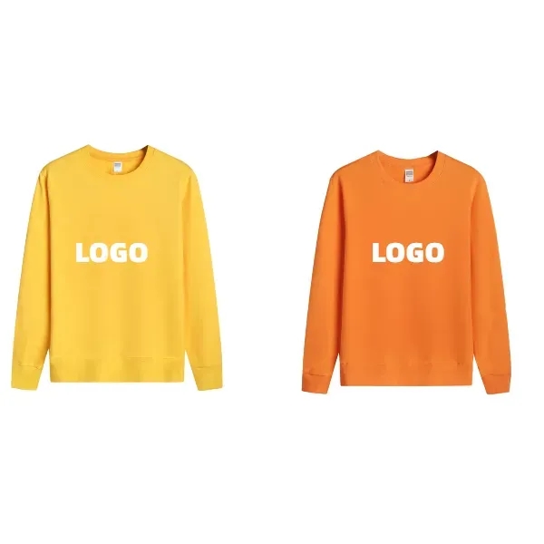 Casual Round Neck Long Sleeve Solid Color Sweatshirt - Casual Round Neck Long Sleeve Solid Color Sweatshirt - Image 4 of 5