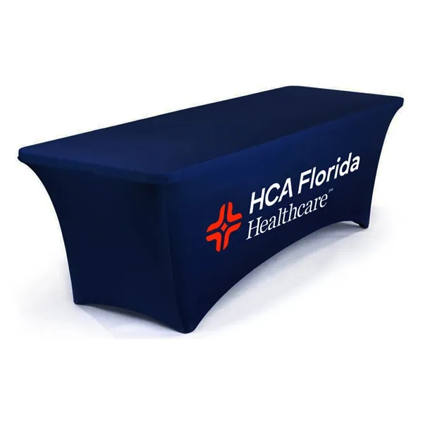 StretchFit 8' Fitted Digital Print Table Cover - StretchFit 8' Fitted Digital Print Table Cover - Image 0 of 5