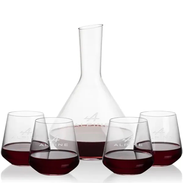 Terrassa Carafe & Cannes Stemless Wine - Terrassa Carafe & Cannes Stemless Wine - Image 5 of 5