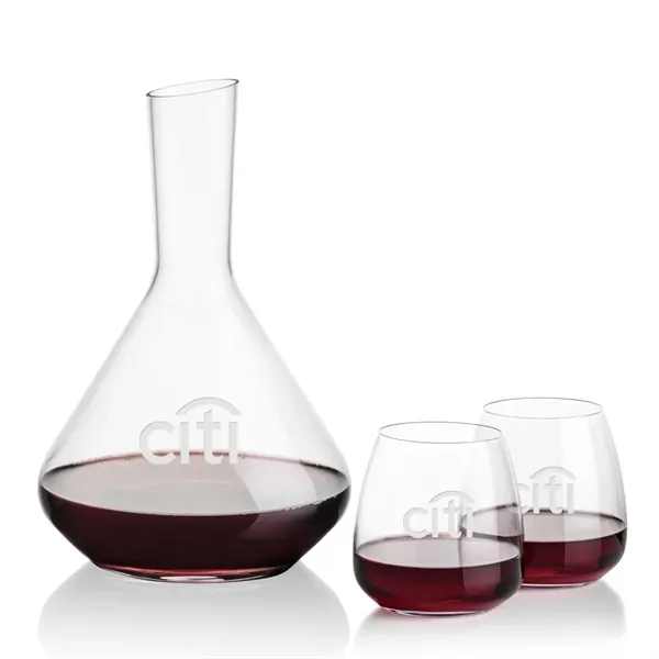 Terrassa Carafe & Hogarth Stemless Wine - Terrassa Carafe & Hogarth Stemless Wine - Image 0 of 5