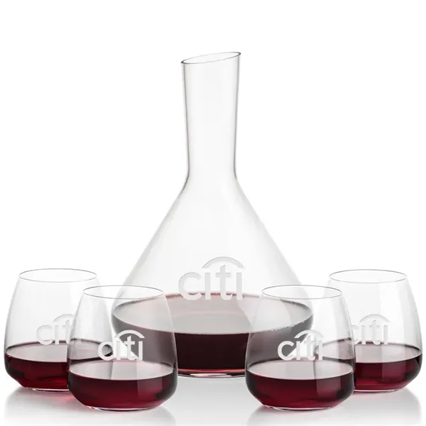 Terrassa Carafe & Hogarth Stemless Wine - Terrassa Carafe & Hogarth Stemless Wine - Image 4 of 5
