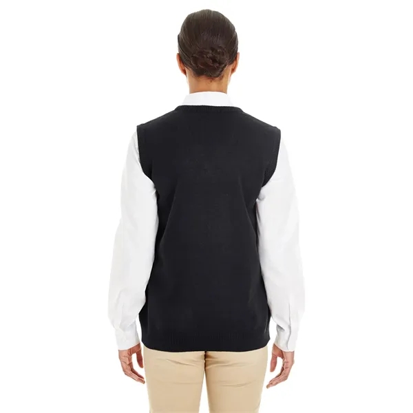 Harriton Ladies' Pilbloc™ V-Neck Sweater Vest - Harriton Ladies' Pilbloc™ V-Neck Sweater Vest - Image 20 of 27