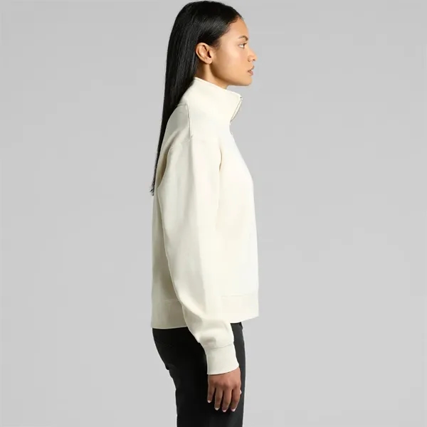 Wo's Stencil Half Zip Crew - Wo's Stencil Half Zip Crew - Image 2 of 7