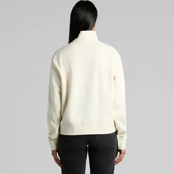 Wo's Stencil Half Zip Crew - Wo's Stencil Half Zip Crew - Image 3 of 7