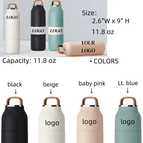 Wide Mouth Insulated Water Bottle Stainless Thermos - Wide Mouth Insulated Water Bottle Stainless Thermos - Image 4 of 4