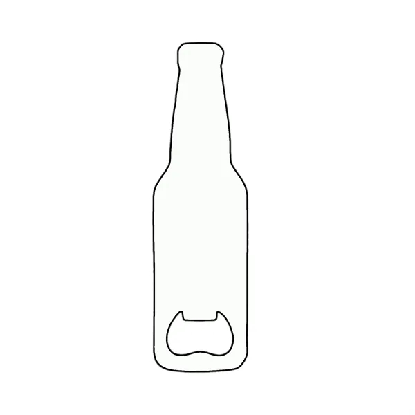 Bottle Shaped Opener Refrigerator Sticker Fridge Magnet - Bottle Shaped Opener Refrigerator Sticker Fridge Magnet - Image 3 of 3
