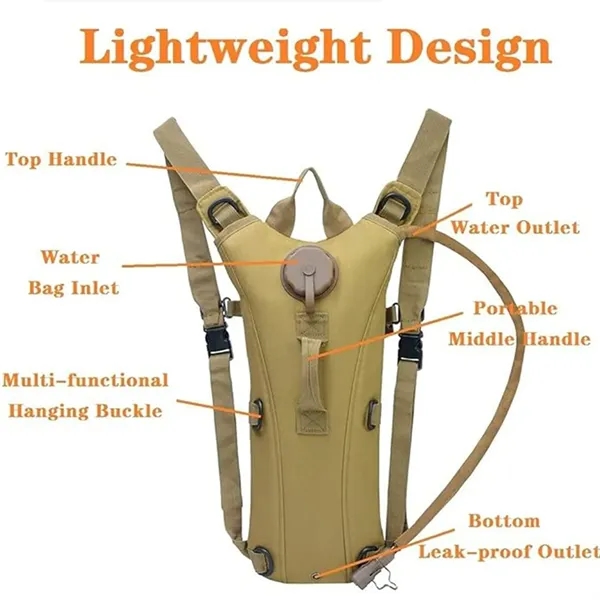Bladder Water Bag Hiking Outdoor Camping Military Portable - Bladder Water Bag Hiking Outdoor Camping Military Portable - Image 2 of 4