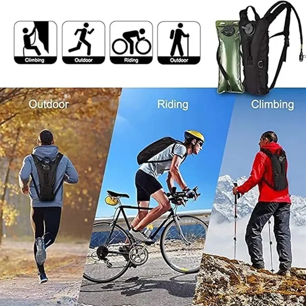 Bladder Water Bag Hiking Outdoor Camping Military Portable - Bladder Water Bag Hiking Outdoor Camping Military Portable - Image 4 of 4