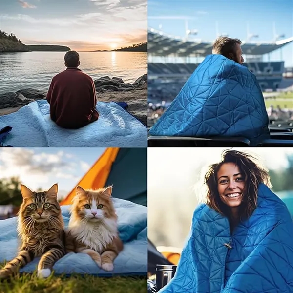 Large Water Windproof Extra Thick Blanket Camping Outdoor - Large Water Windproof Extra Thick Blanket Camping Outdoor - Image 4 of 4