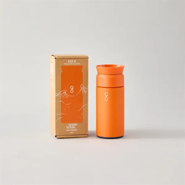 12oz Brew Flask - Stainless Steel Insulated Coffee Cup - 12oz Brew Flask - Stainless Steel Insulated Coffee Cup - Image 2 of 5