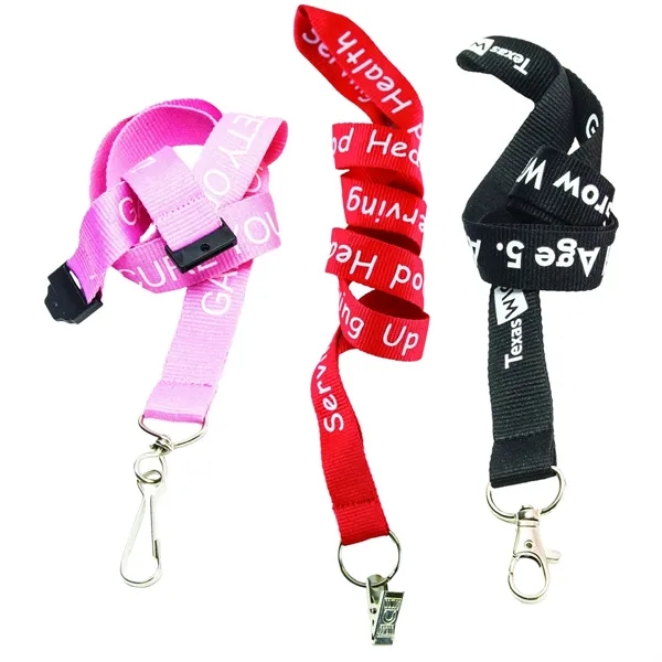 3/4" Polyester Lanyard - 3/4" Polyester Lanyard - Image 7 of 8