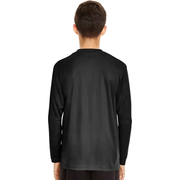 Team 365 Youth Zone Performance Long Sleeve Shirt - Team 365 Youth Zone Performance Long Sleeve Shirt - Image 2 of 14