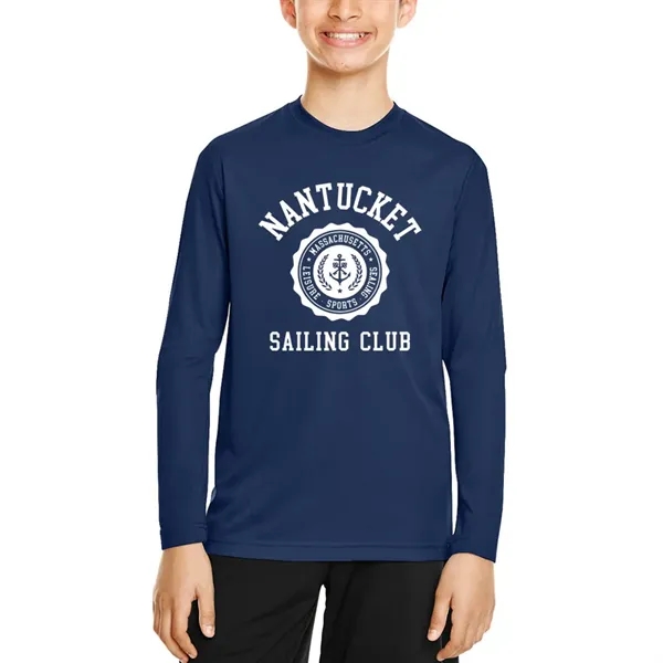 Team 365 Youth Zone Performance Long Sleeve Shirt - Team 365 Youth Zone Performance Long Sleeve Shirt - Image 5 of 14