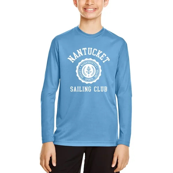 Team 365 Youth Zone Performance Long Sleeve Shirt - Team 365 Youth Zone Performance Long Sleeve Shirt - Image 8 of 14