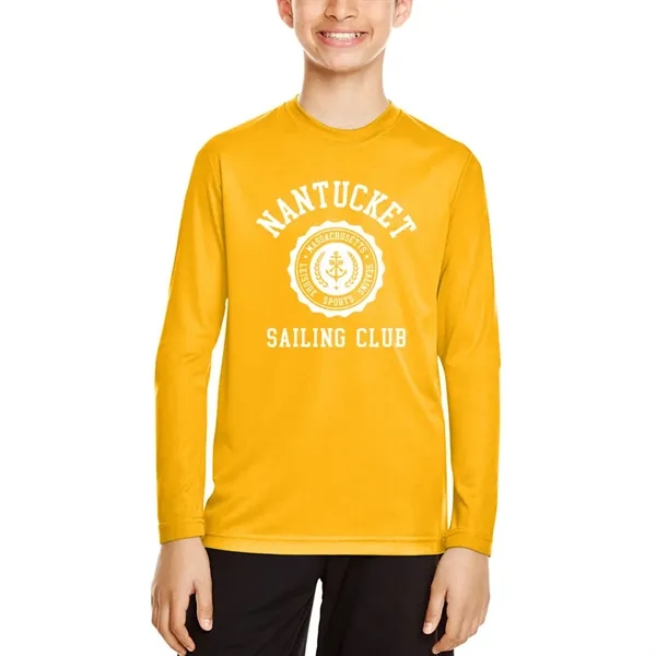 Team 365 Youth Zone Performance Long Sleeve Shirt - Team 365 Youth Zone Performance Long Sleeve Shirt - Image 4 of 14