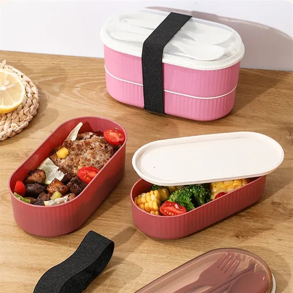 Sustainable Bento Lunch Box Lightweight For School Picnic - Sustainable Bento Lunch Box Lightweight For School Picnic - Image 3 of 3