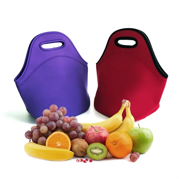 Neoprene Insulated Lunch Leak Proof Tote Lunch Cooler Bag - Neoprene Insulated Lunch Leak Proof Tote Lunch Cooler Bag - Image 4 of 5