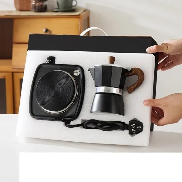 Moka Pot Coffee Maker - Moka Pot Coffee Maker - Image 2 of 3