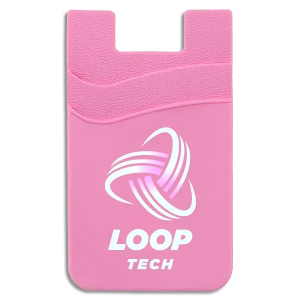 Silicone Phone Wallet Dual Card Holder - Silicone Phone Wallet Dual Card Holder - Image 0 of 5