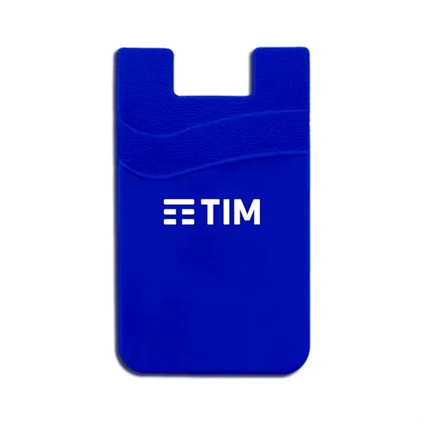 Silicone Phone Wallet Dual Card Holder - Silicone Phone Wallet Dual Card Holder - Image 1 of 5