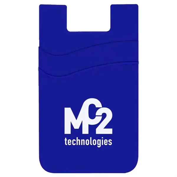 Silicone Phone Wallet Dual Card Holder - Silicone Phone Wallet Dual Card Holder - Image 2 of 5