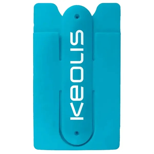 Silicone Phone Wallet with Stand - Silicone Phone Wallet with Stand - Image 2 of 2