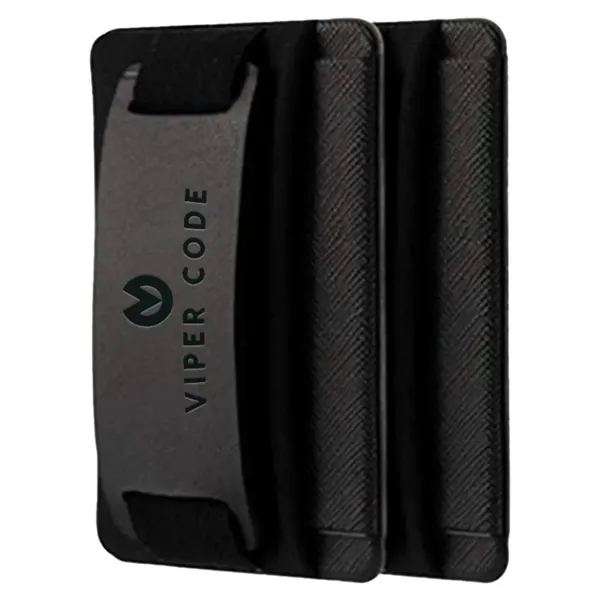 Leather Phone Wallet with Hand Grip - Leather Phone Wallet with Hand Grip - Image 0 of 5
