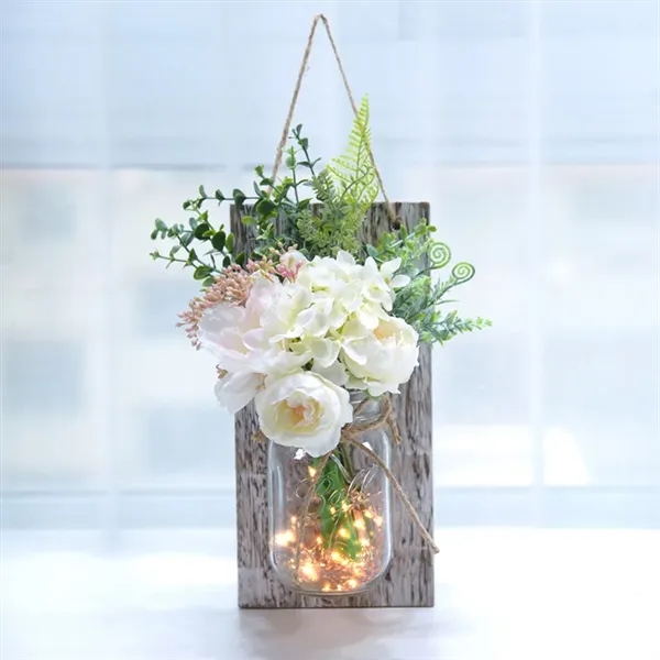 Rustic Mason Jar Wall Sconces Set - Rustic Mason Jar Wall Sconces Set - Image 1 of 7