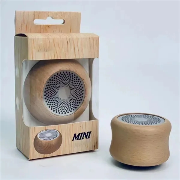 Wood Sustainable Portable Mini Bluetooth Speaker Lightweight - Wood Sustainable Portable Mini Bluetooth Speaker Lightweight - Image 4 of 4