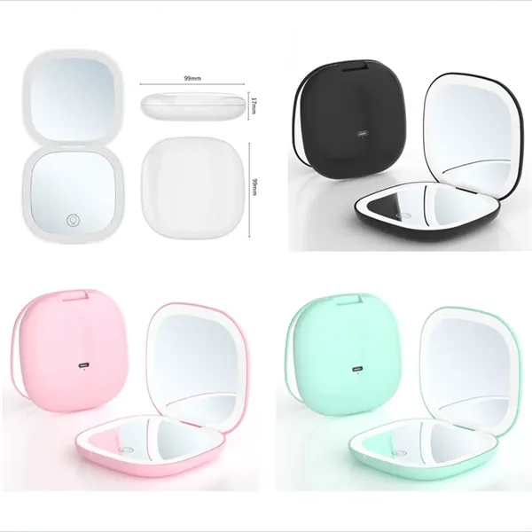 Magnification Led Pocket Compact Mirror 1x 10x - Magnification Led Pocket Compact Mirror 1x 10x - Image 3 of 3