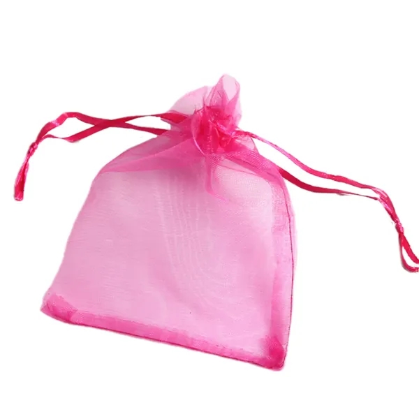 MOQ100 Nylon Organza Drawstring Bags - MOQ100 Nylon Organza Drawstring Bags - Image 7 of 22