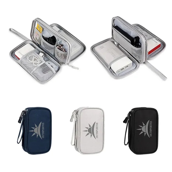 Travel Cable Organizer Pouch - Travel Cable Organizer Pouch - Image 1 of 3